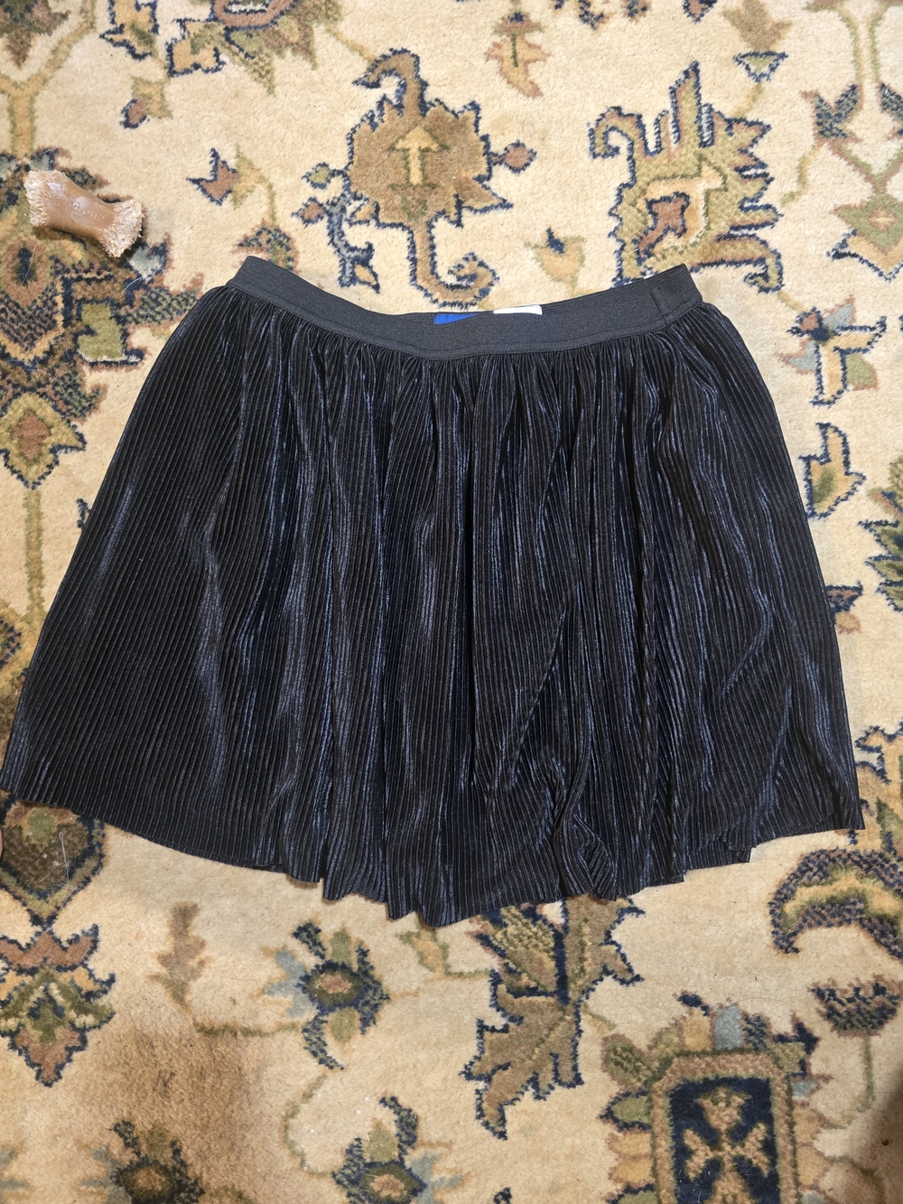 Old Navy Black Pleated  High-Low Skirt